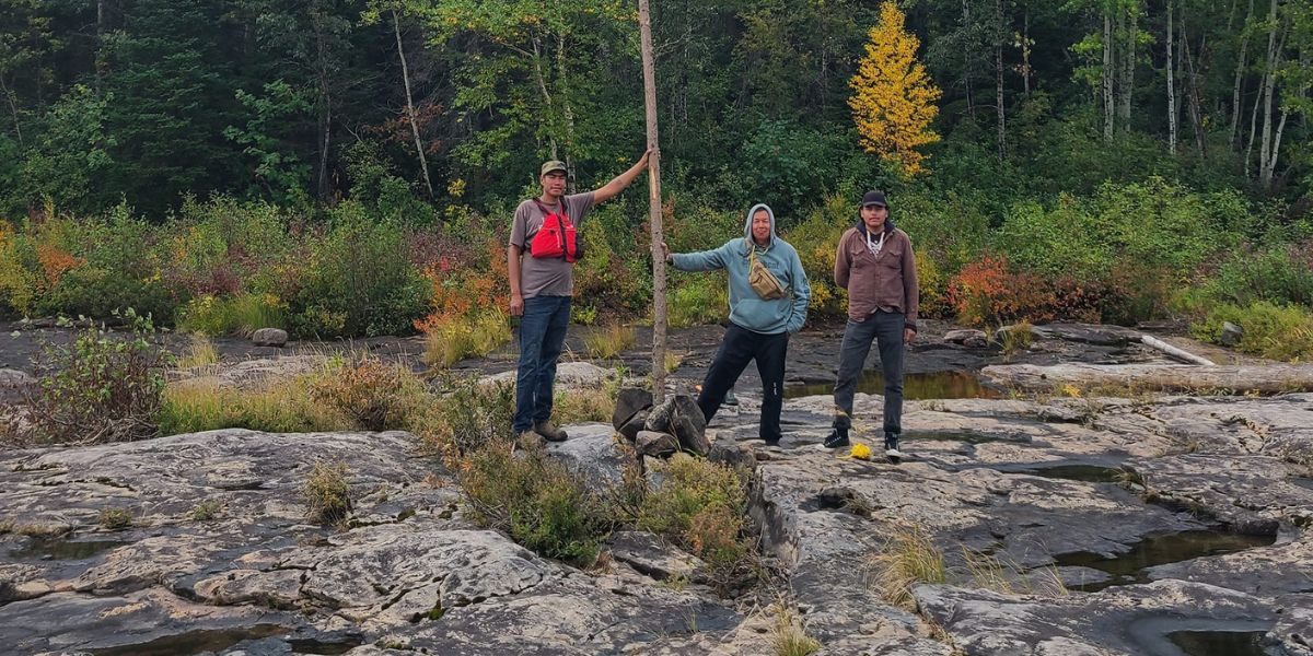 Paddlers Attawapiskat River 2023